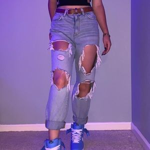 urban outfitters high rise mom jeans